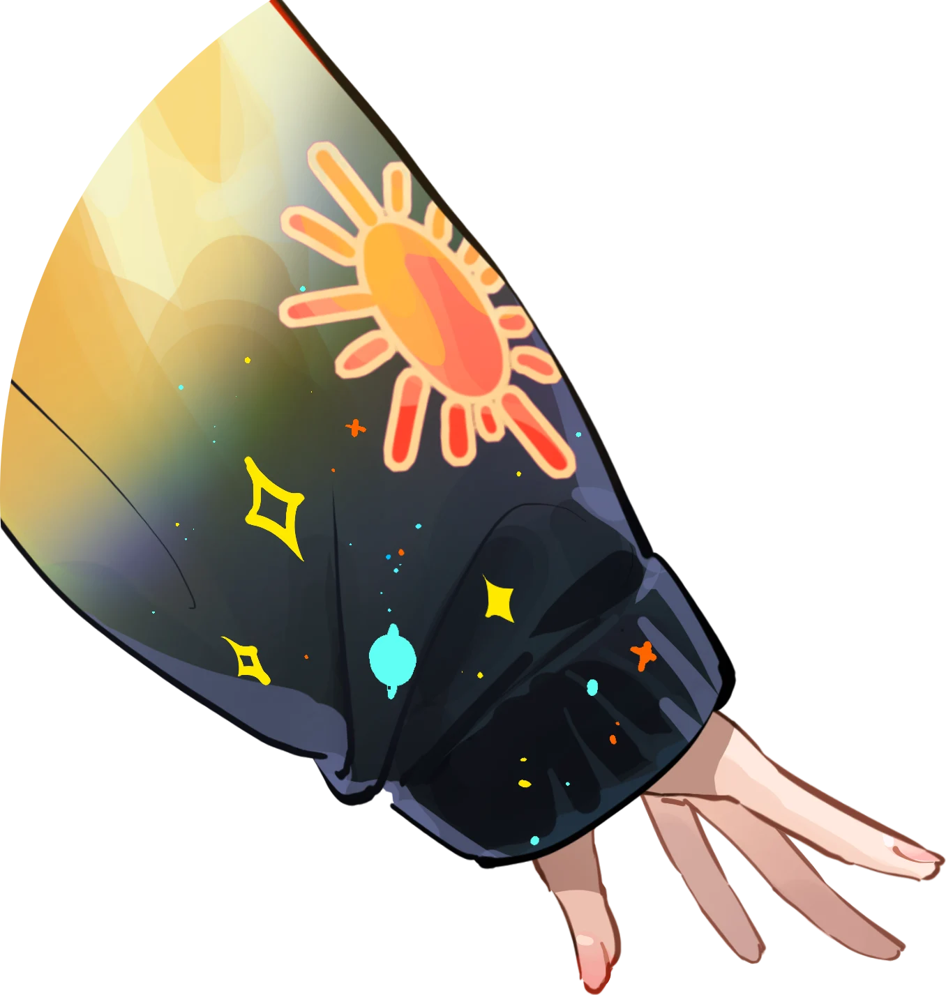 ひなたの袖の宇宙模様